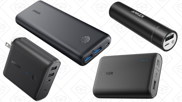 Anker PowerCore II 20000 Power Bank with PowerIQ2.0 | $30 | AmazonAnker PowerCore 10000 Power Bank Black | $19 | AmazonAnker PowerCore 10000 Power Bank White | $19 | AmazonAnker PowerCore Fusion Battery+Charger 2 in 1 | $20 | AmazonAnker PowerCore+ mini, 3350mAh Lipstick-Sized Portable Charger | $11 | Amazon | Use code KINJA678